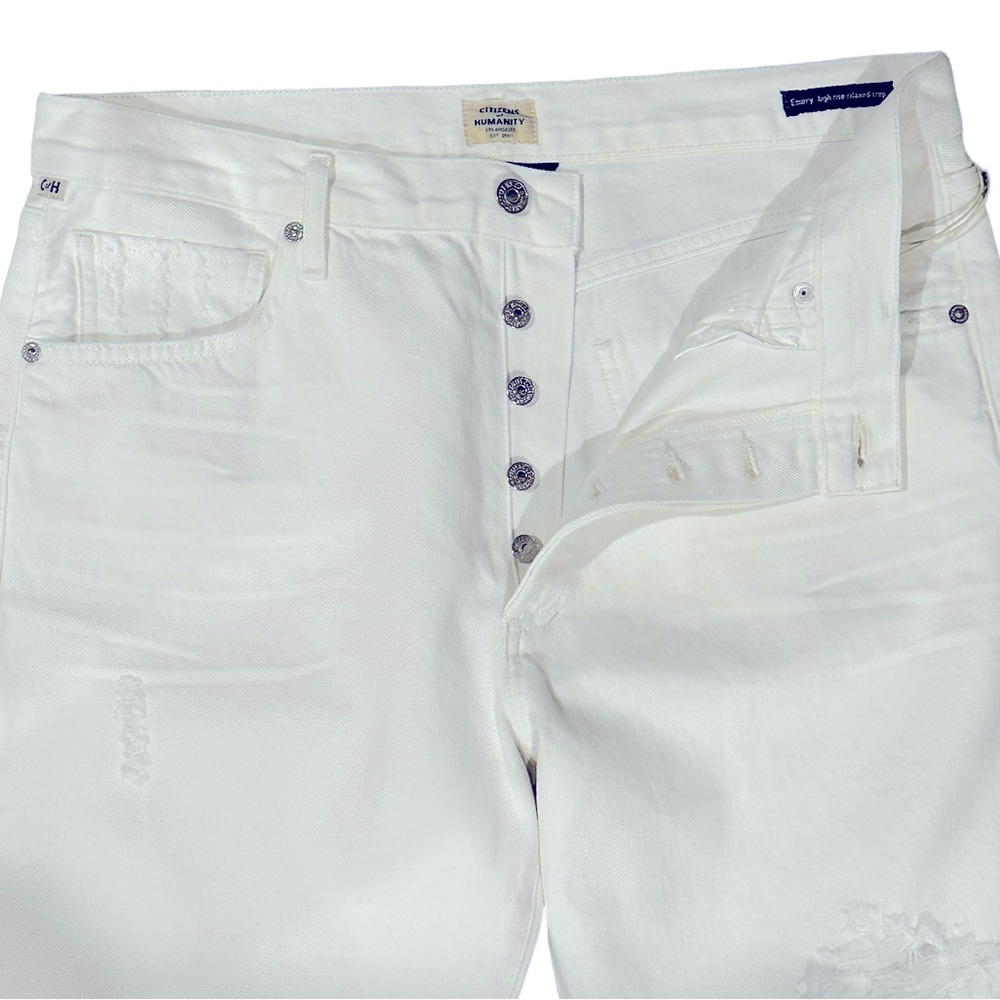 Citizens of Humanity Emery High Rise Relaxed Crop Jeans Moonstone NWT NEW 30 - Picture 7 of 12